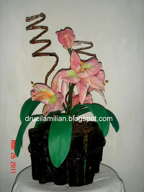 Arteirices da Dru: Flores de EVA - Orquídeas