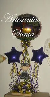 Artesanias Sonia: Arreglos con globos para Graduacion.