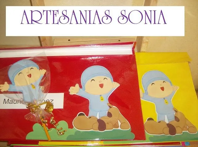 Artesanias Sonia: Carpetas decoradas.
