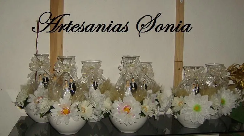 Artesanias Sonia: Centros de mesa para BODA