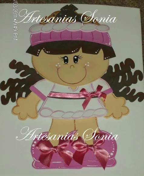 Artesanias Sonia: Fofuchas Planas colección Cupcake!!!!