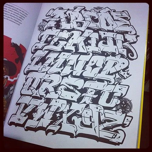 Artiista: Artime Joe / Book: alfabeto graffiti #typography ...
