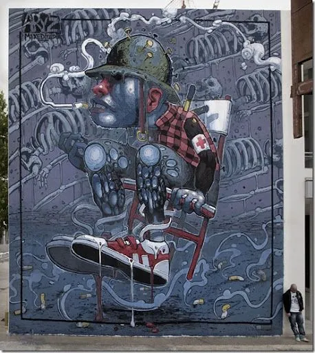 ARYZ - Arte mural en aerosol ~ Enkaustikos