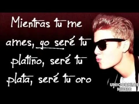 As Long As You Love Me - Justin Bieber (Traducida en Español ...