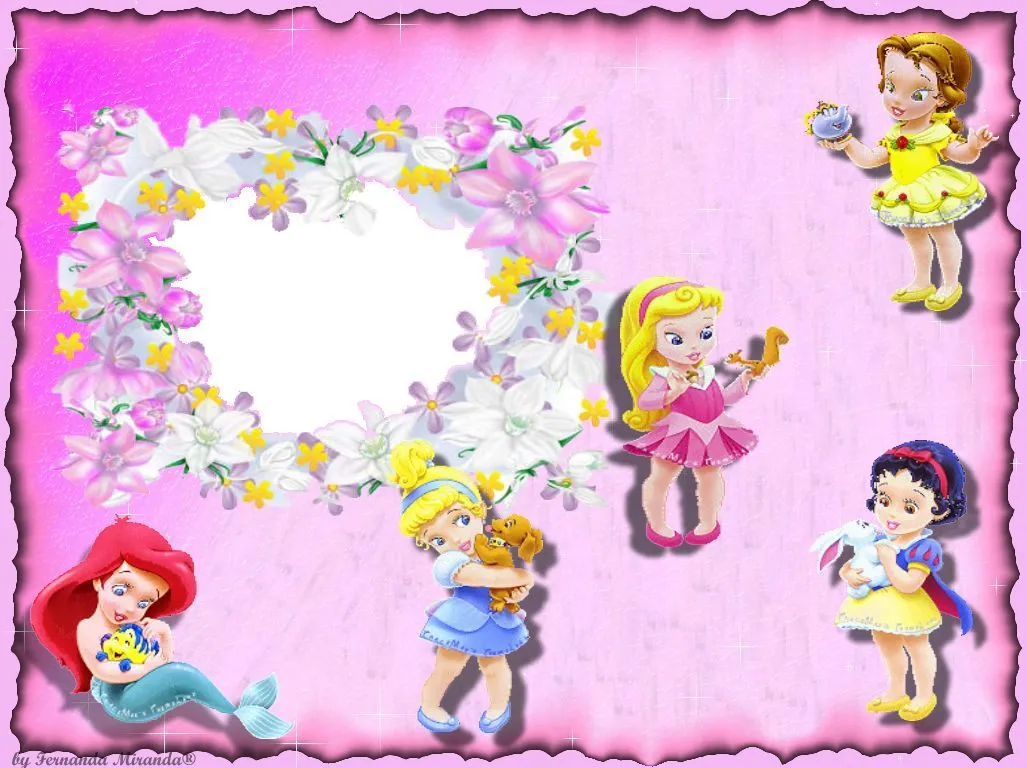 As Princesas bebês da Disney | Imagens para Decoupage