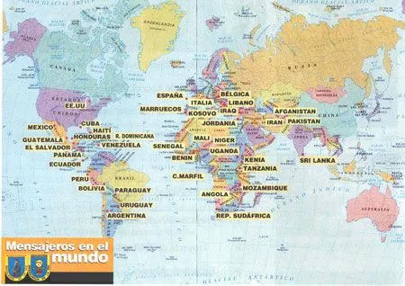 Mapa mundi y sus paises - Imagui