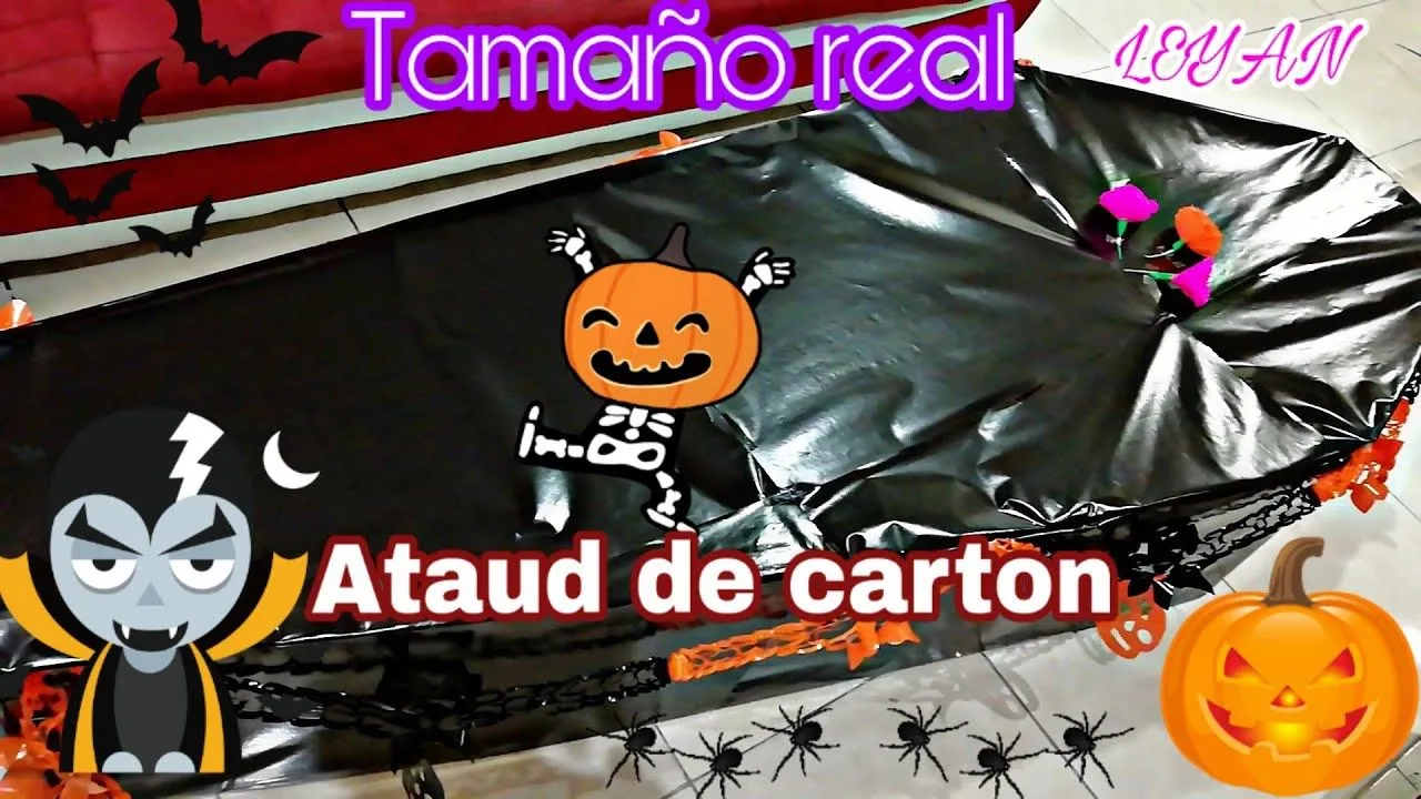 COMO HACER ATAUD DE CARTON TAMAÑO REAL! - YouTube