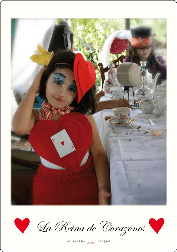 El atelier de las Pulgas: Disfraz de Reina Roja. Alicia en el País ...