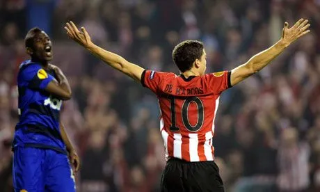 Athletic Bilbao 2-1 Manchester United (Bilbao win 5-3) | Europa ... Athletic Bilbao 2-1 Manchester United (Bilbao win 5-3) | Europa ...