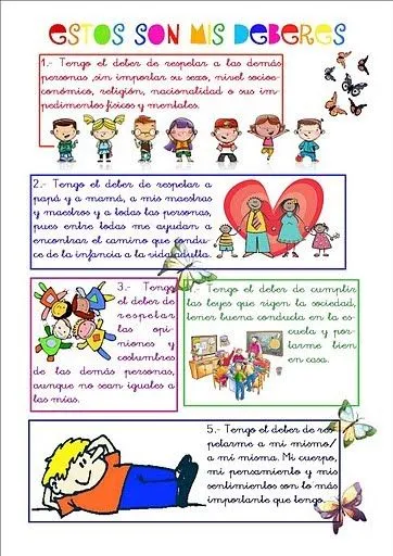 AULA DE COLORES: PREPARAMOS LOS DERECHOS Y DEBERES DE LOS NIÑ@S ... AULA DE COLORES: PREPARAMOS LOS DERECHOS Y DEBERES DE LOS NIÑ@S ...