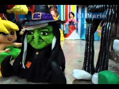Aumenta 70% venta de piñatas de Halloween - YouTube
