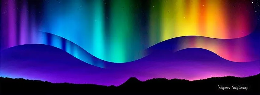 Aurora boreal | Portada para facebook - Imágenes Para Compartir ...
