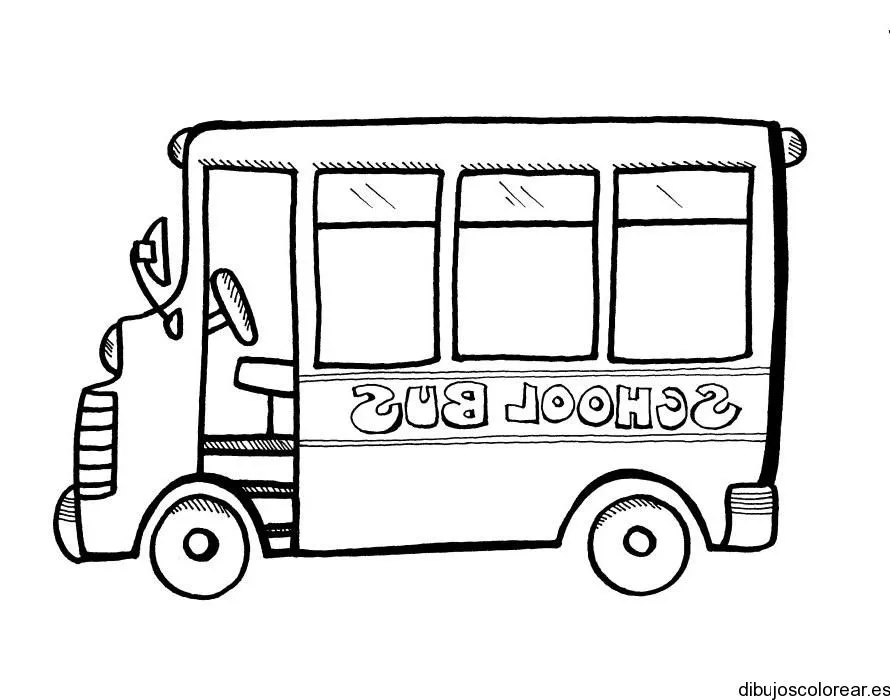 Bus escolar | Dibujos para Colorear