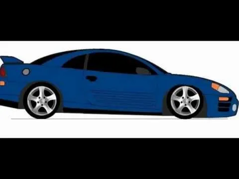 Algunos autos dibujados en paint y ps - YouTube