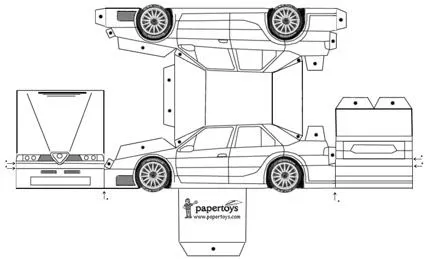 Modelos de carros para hacer con carton - Imagui