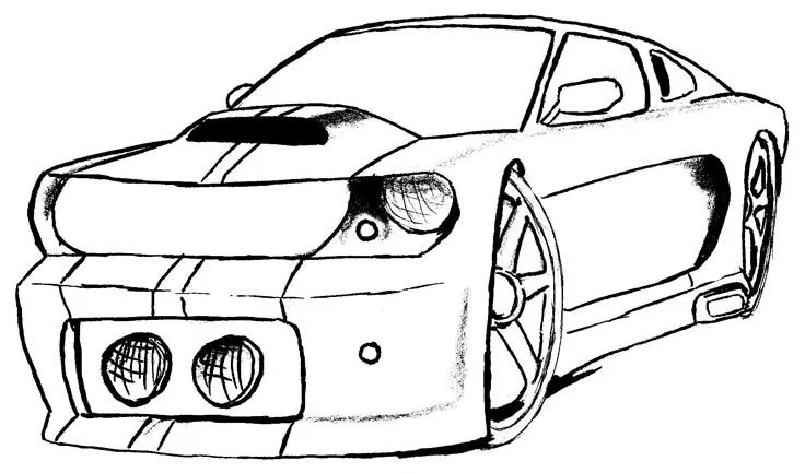 Dibujos de carros ferrari para colorear - Imagui