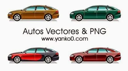 Autos Vectores y PNG ~ Photoshop Facil