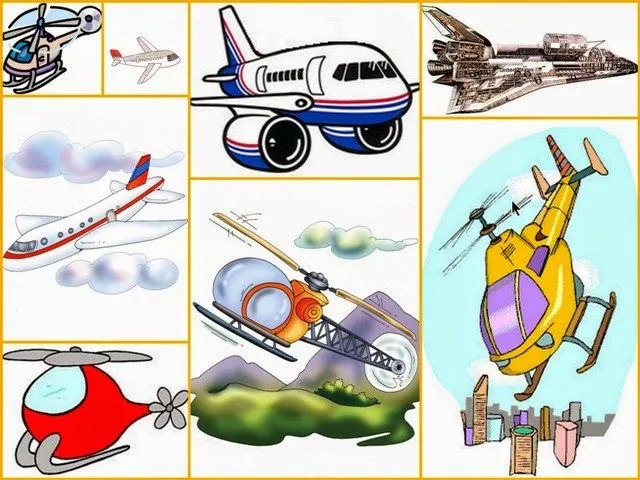 La aventura de aprender: Los medios de transporte aéreos ...