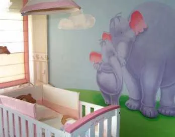  ... de tener un bebé!!!!!: Murales para decorar el cuarto de tu bebé