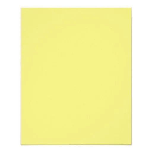 Aviador amarillo en colores pastel folleto 4.5" x 5.6" | Zazzle