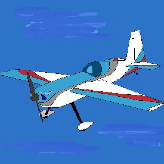 Avión para colorear - Dibujos de vehículos para colorear en línea