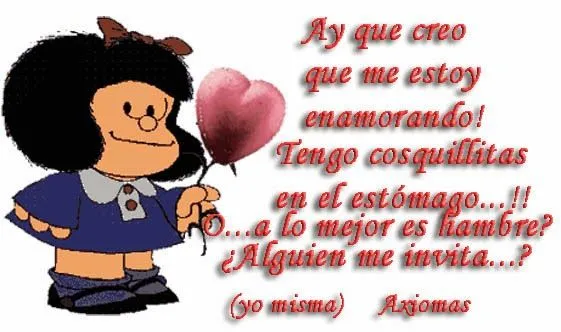 AXIOMAS: Mafalda enamorada