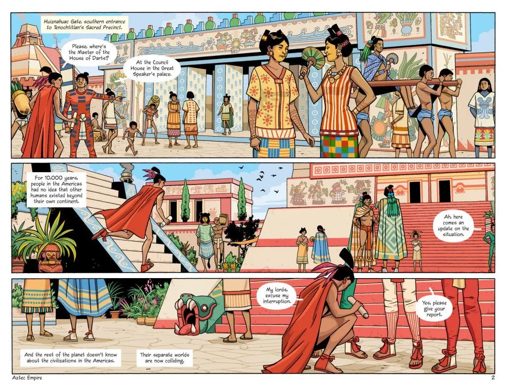 Aztec Empire, el primer comic sobre la conquista con ayuda del INAH