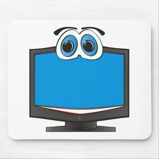 Azul de la televisión del dibujo animado tapetes de raton | Zazzle Azul de la televisión del dibujo animado tapetes de raton | Zazzle