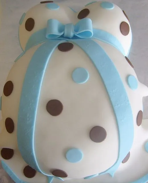 baby belly cakes for baby shower | White pregnant body baby shower ...