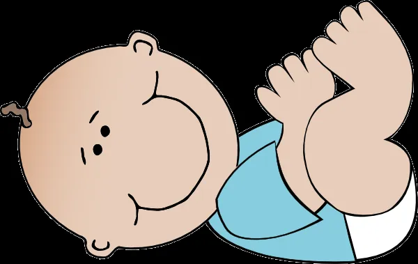 Baby Boy Lying Clip Art at Clker.com - vector clip art online ...