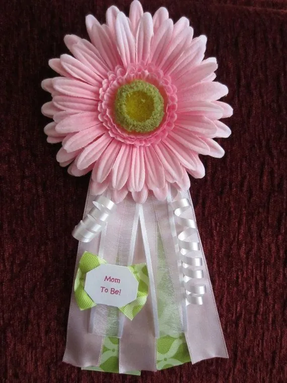 Baby Girl Shower on Pinterest | Baby Shower Corsages, Monkey Baby ...