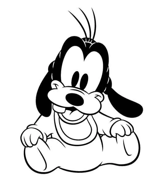 Baby Goofy Coloring Page | Kids - I love Disney!!! Coloring pages ...