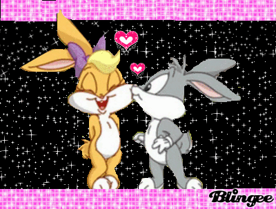 baby looney toons Bugs Bunny & Lola Bunny in un tenero bacino