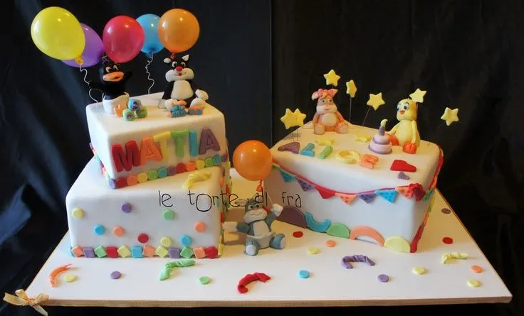 baby Looney Tunes cake | baby shower | Pinterest