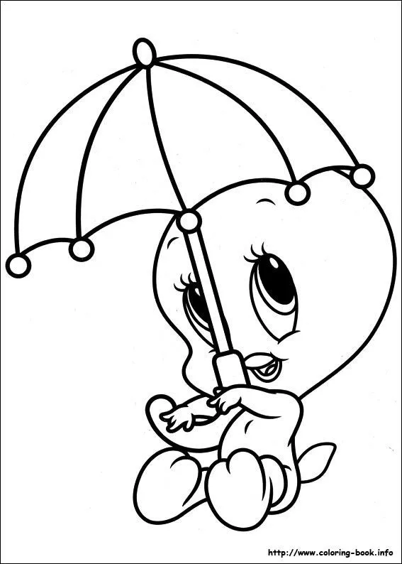 Baby Looney Tunes coloring picture | Doodles | Pinterest