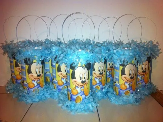 Baby Mickey Mouse 1er cumpleaños piñata Mini por KrystalsPinatas