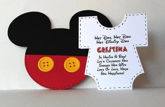baby showe on Pinterest | Baby Shower Invitations, Mickey Mouse ...