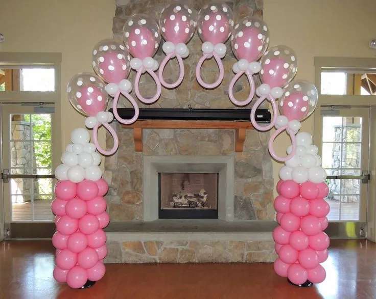 baby shower balloon decorations | Pacifier Arches - mmballoons ...