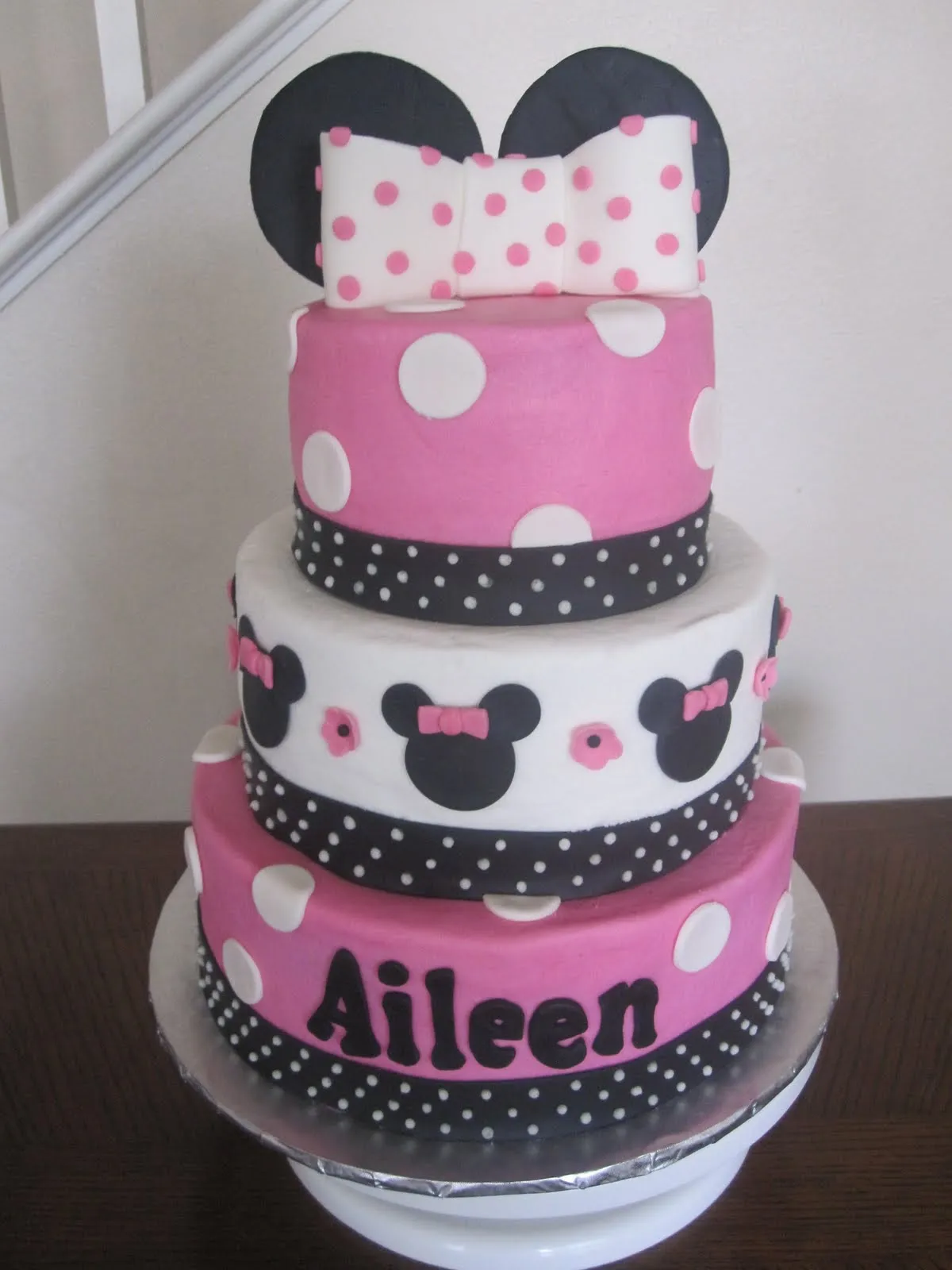 Ms. Cakes: Hot Pink Minnie Mouse Cake