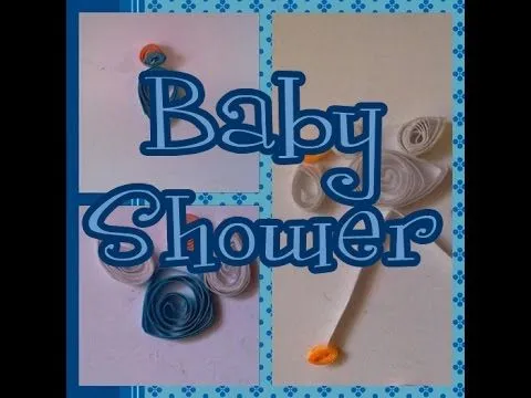 baby shower: Ideas de filigrana - YouTube