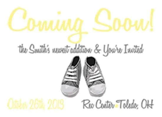 baby shower invitations - Converse Baby at Minted.com