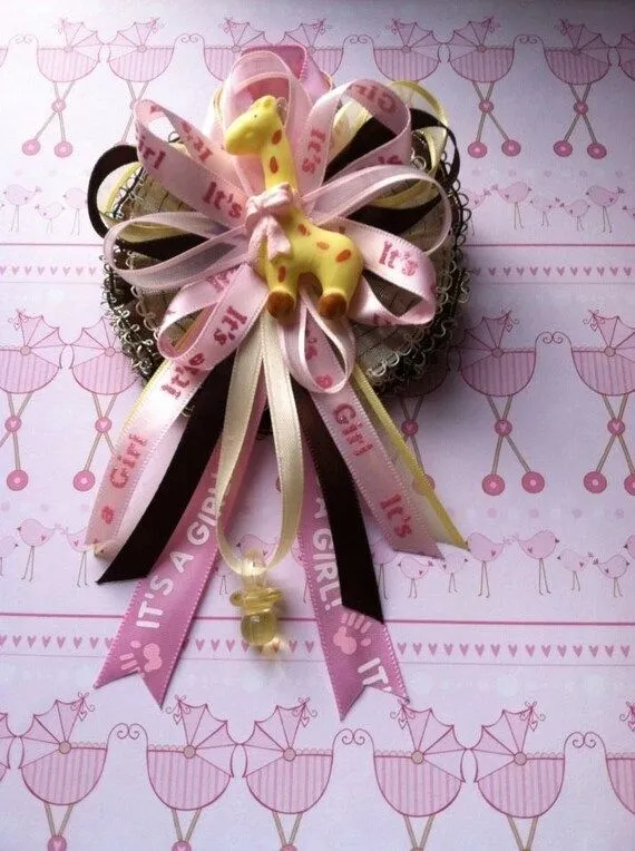 Baby Shower Its a Girl Mom-to-Be Corsage por LucirisCreations