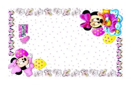 Baby shower minnie mouse theme - Collages & Abstract Background ...