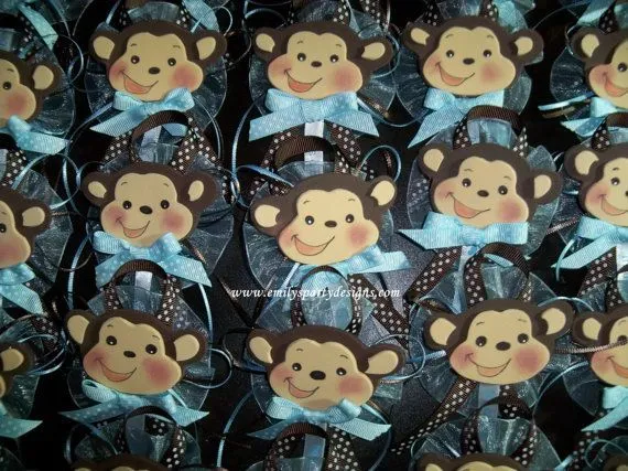 Baby Shower Monkey Corsage for Guests Price is by designsbyemilys ...