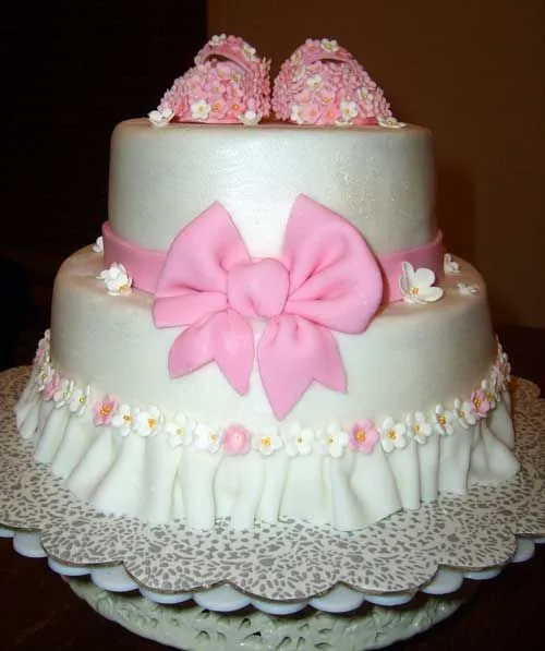 Ideas de pasteles para baby shower niña 12 | Cake Decorating ...