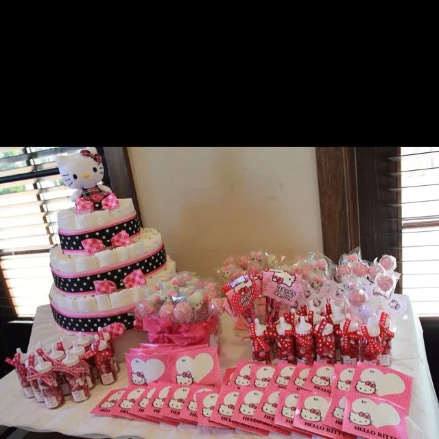 Hello Kitty theme baby shower for my BFF Amor | babies | Pinterest ...