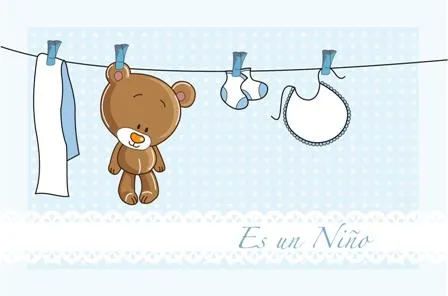 Baby shower oso niño - Imagui