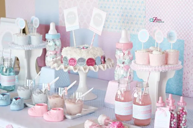 Baby Shower Party Ideas | Gender Reveal, Babyshower and Baby showers