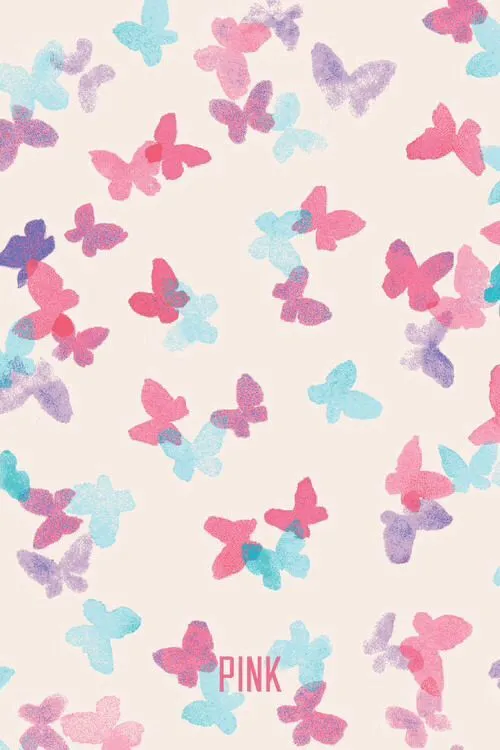mixerlittlegirl: Butterfly Pink VS Wallpaper on We Heart It - http ...