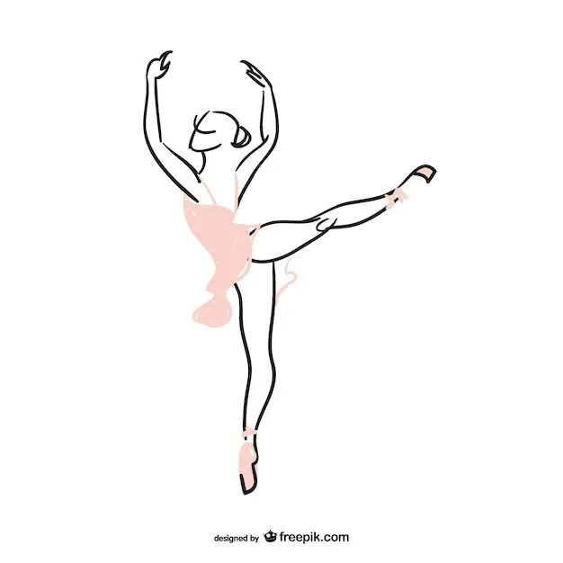Bailarina de ballet ilustración | Descargar Vectores gratis